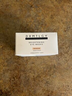 DRMTLGY Renew Brightening Eye Masks — Cream Tone